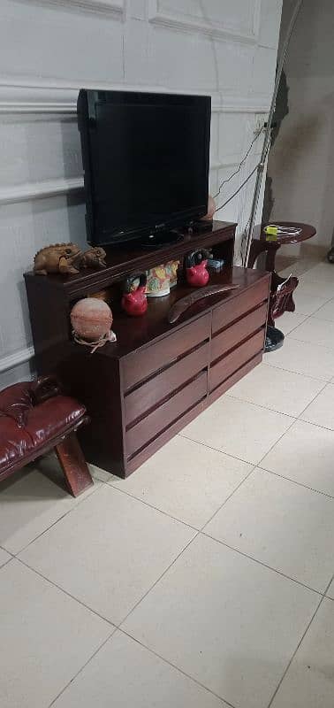 chest of drawers shesham wood 2