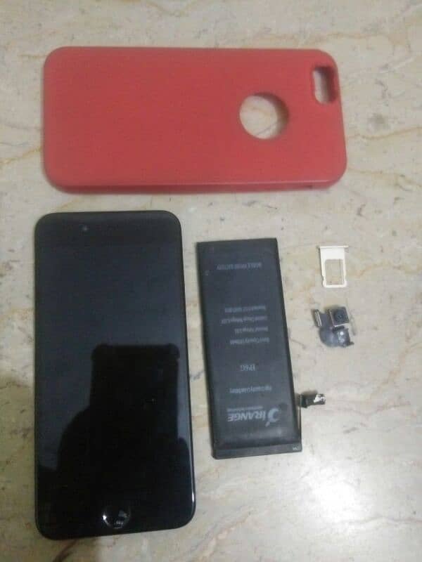 iPhone 6 panel and battery and back camera and sim tray 1