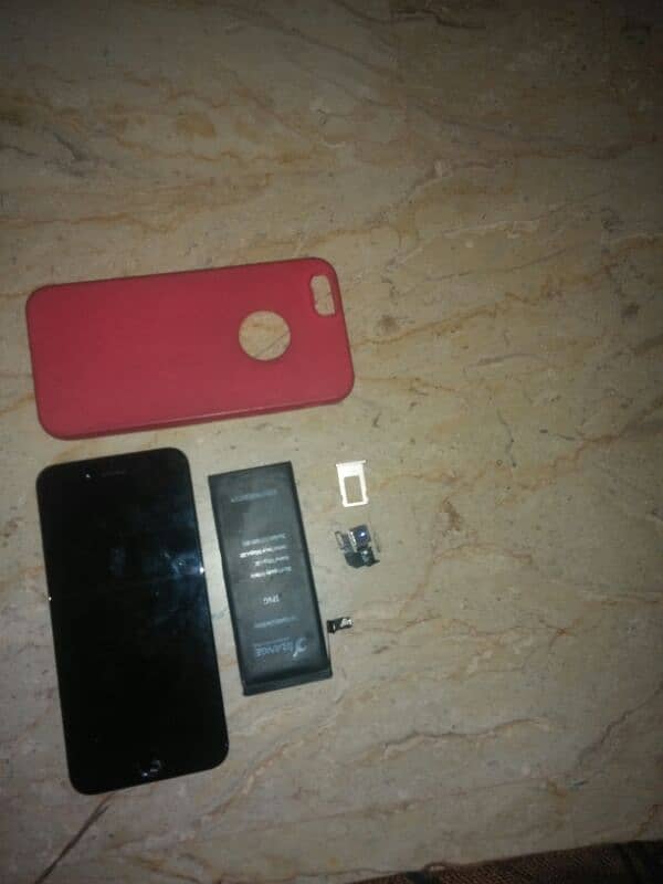 iPhone 6 panel and battery and back camera and sim tray 2