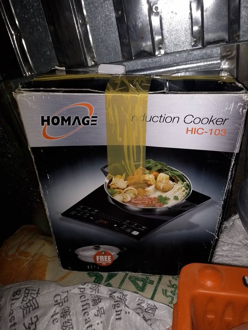 Homage Electric plateplate and cooker model number HIC_103 0