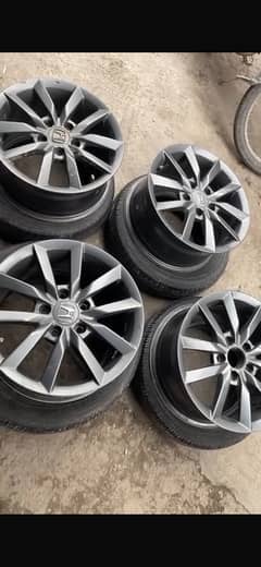 Honda Civic 2020-2021 16 Inch OEM Rims Facelift Grey