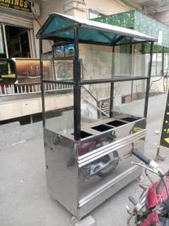 Fries and burger stall/counter for sale (stainless steel)