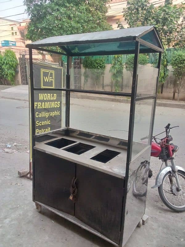 Fries and burger stall/counter for sale (stainless steel) 3