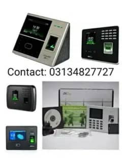 Zkteco Fingerprint Attendence Machine & Door lock system