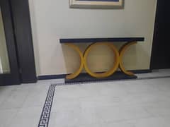 wooden console