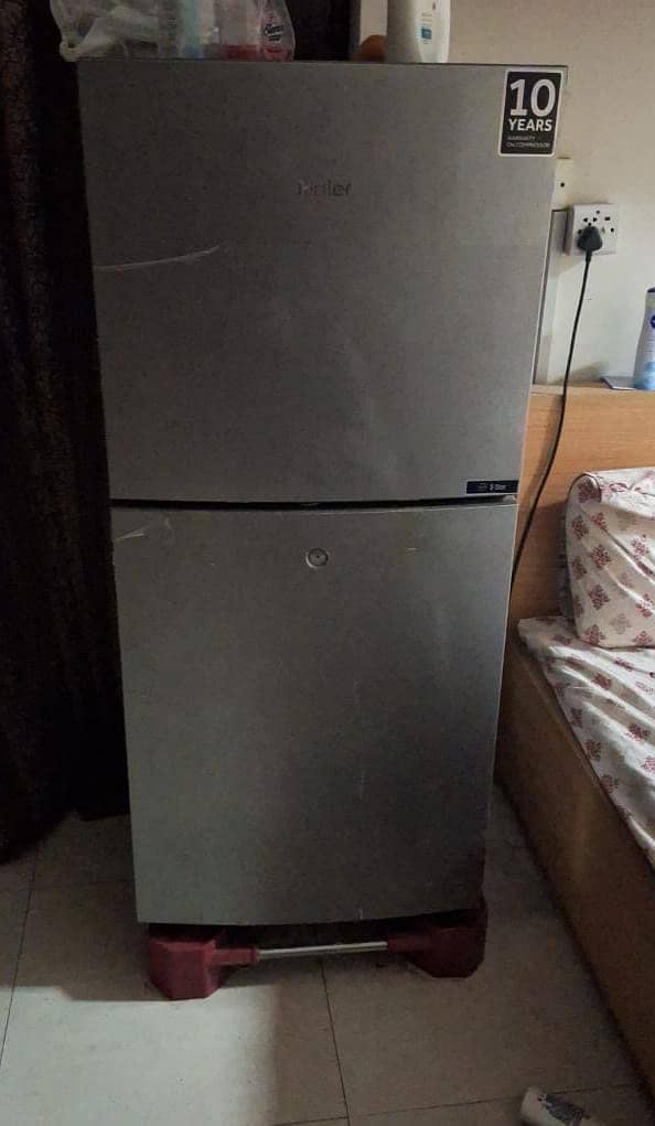 Haier Frdige with stand, Excellent condition 0