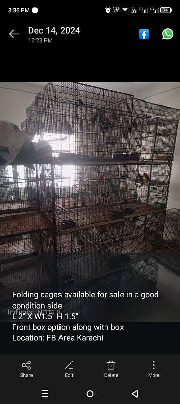 cages and box 0