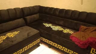 6 seatr l shap sofa