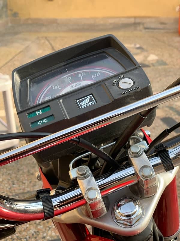 Honda cd 70 2023 with golden number 0