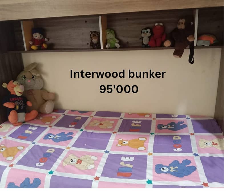 Bunk bed | Three in One Banker Bed | Interwood Branded | Solid Wood 9