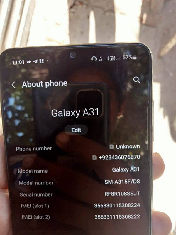 SAMSUNG A31 4 128 OPEN BOX CONDITION 3