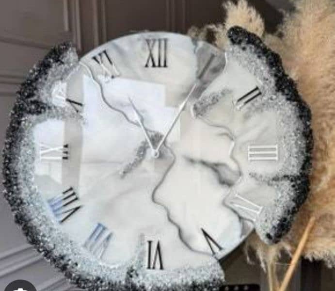 Resin Wall Clock 0