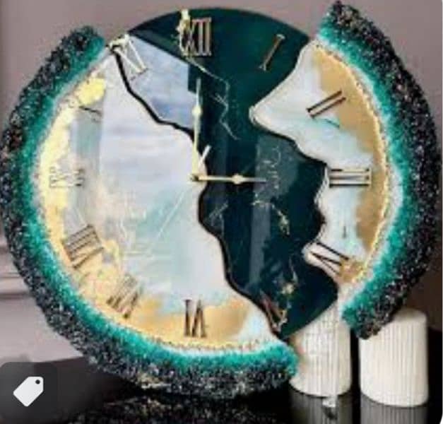 Resin Wall Clock 2