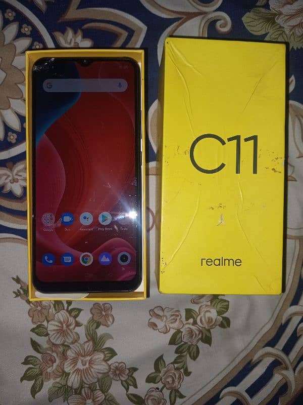 all ok clean and pack set  realme c11 with box 1