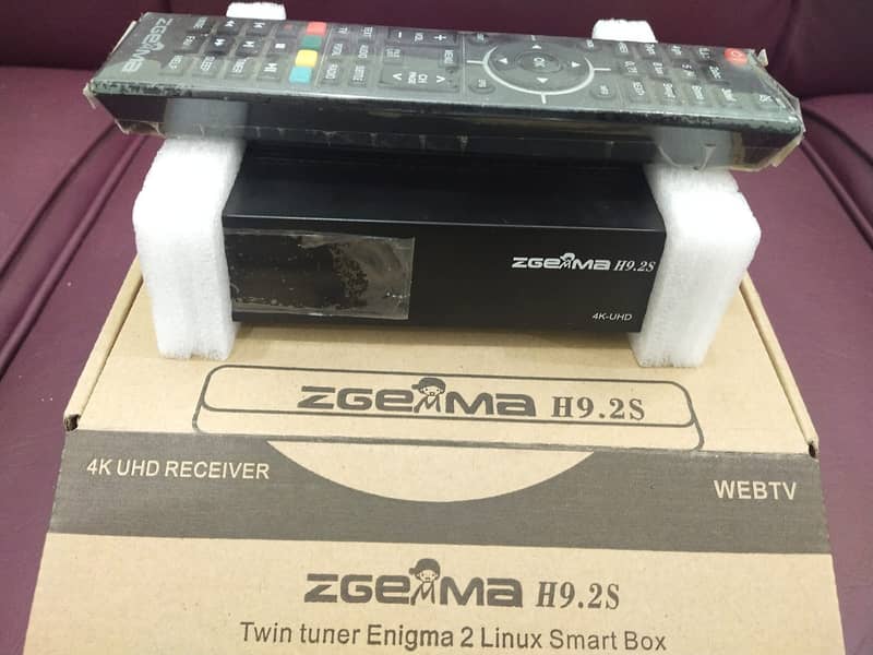 Zgemma H9.2S - 4K - 2 x DVB-S2X - Stalker - WIFI 7