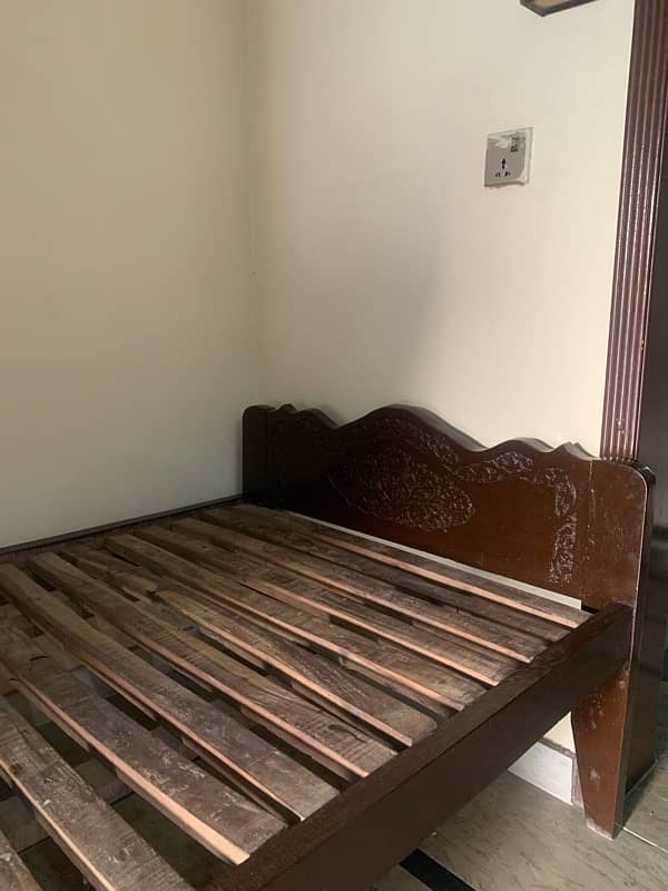 Single Bed (Wood) 0