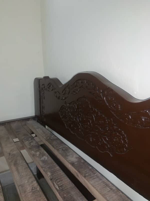 Single Bed (Wood) 2