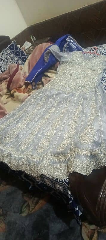 bridal walima nikaha maxi for urgent sale 3