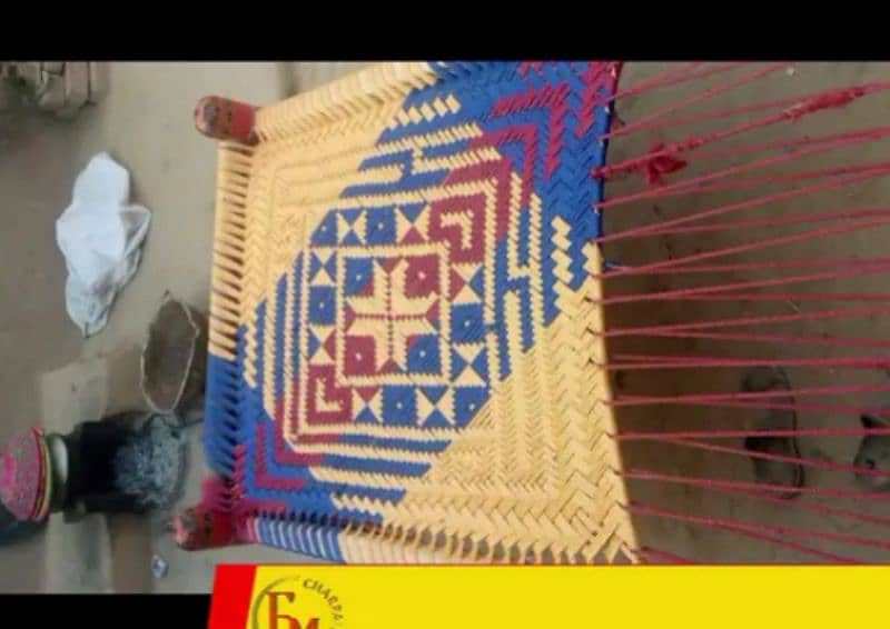 Hand made Charpai Cot with new designs 6