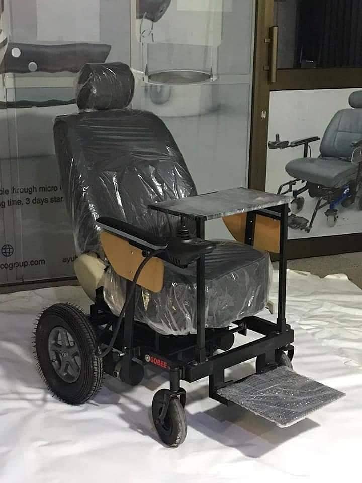 Electric Wheelchair Foldable| Motorized Reliable Wheel Chair Power 17