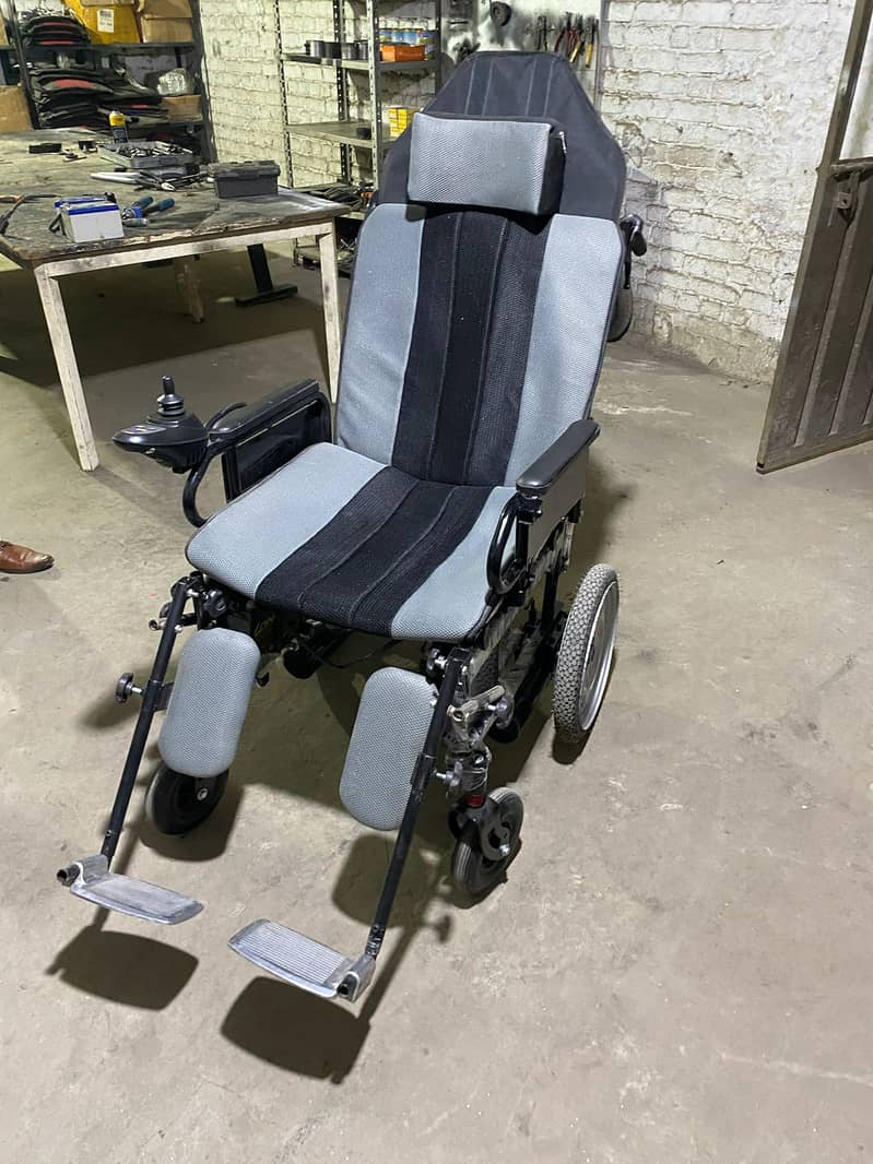 Electric Wheelchair Foldable| Motorized Reliable Wheel Chair Power 19