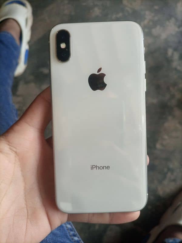 i phone x face id ok  battery capacity 75 condition 10\9 0