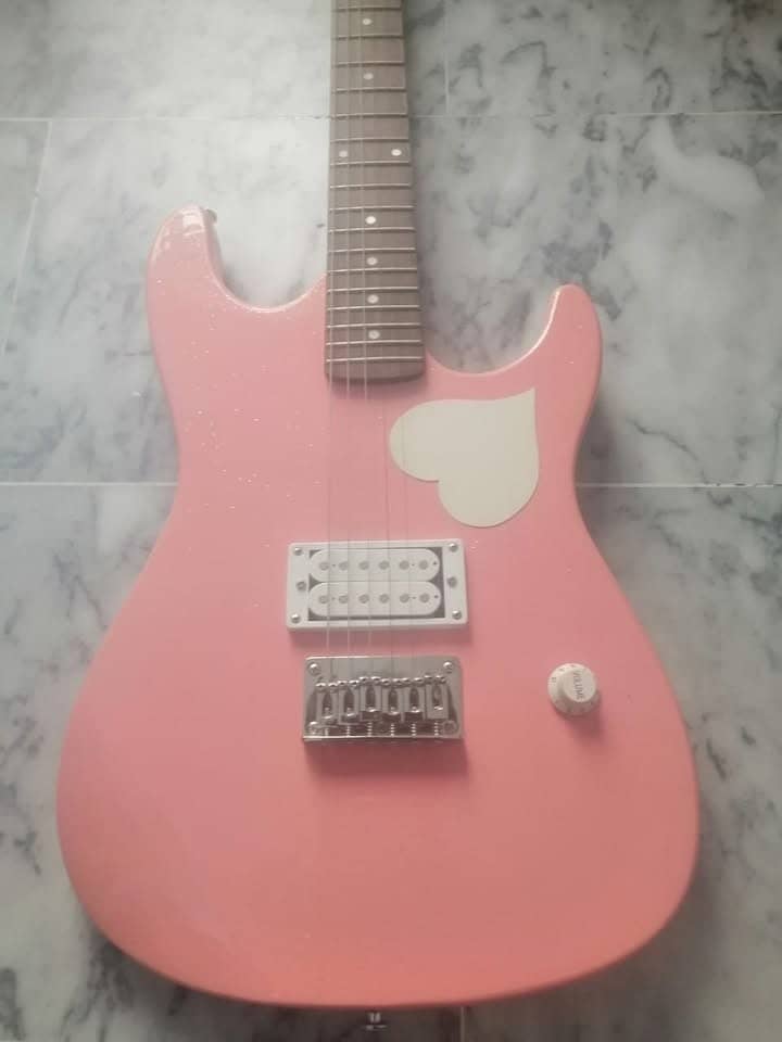 Rocker RG80S-PH Pink Electric Guitar / Guitar 1