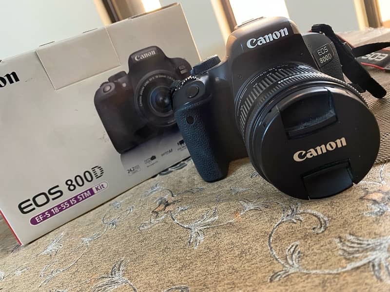 Canon EOS DSLR 800D 18-55mm lens 0