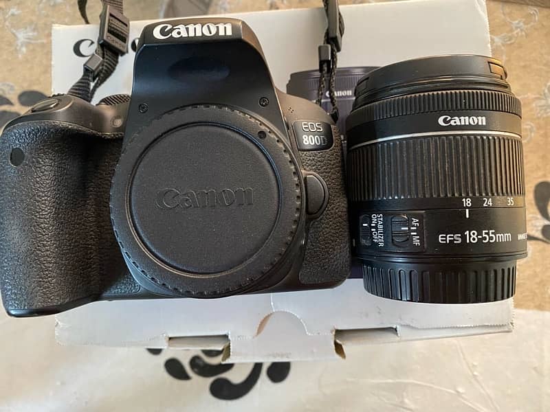 Canon EOS DSLR 800D 18-55mm lens 7