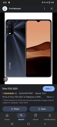 vivo y 20