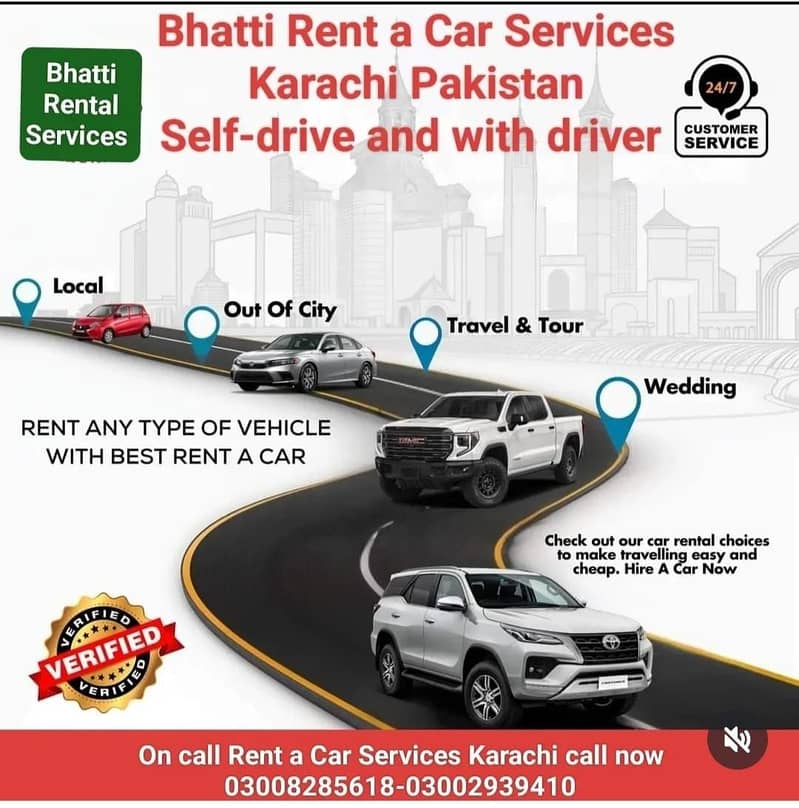 RENT A CAR | CAR RENTAL | With Driver | Rent a car service in Karachi 5