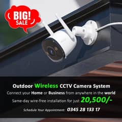 Home Wireless CCTV Cameras System with Complete Installation Services