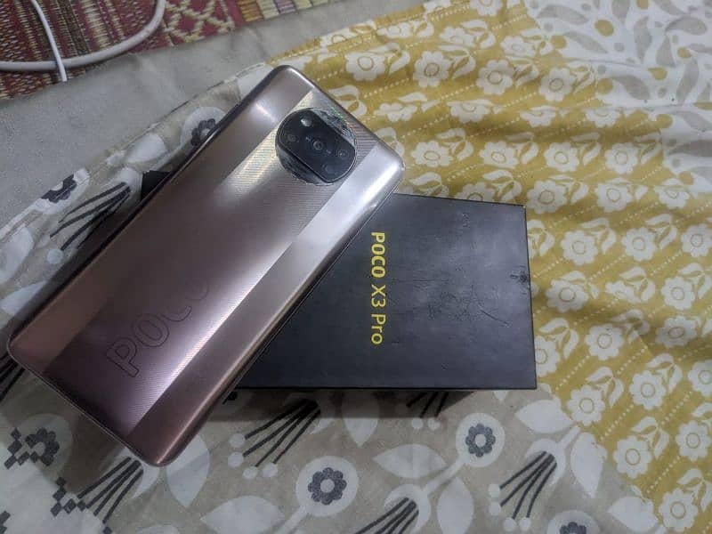 POCO X3 PRO with box ram 6+2/128gb ha exchange Possible 1