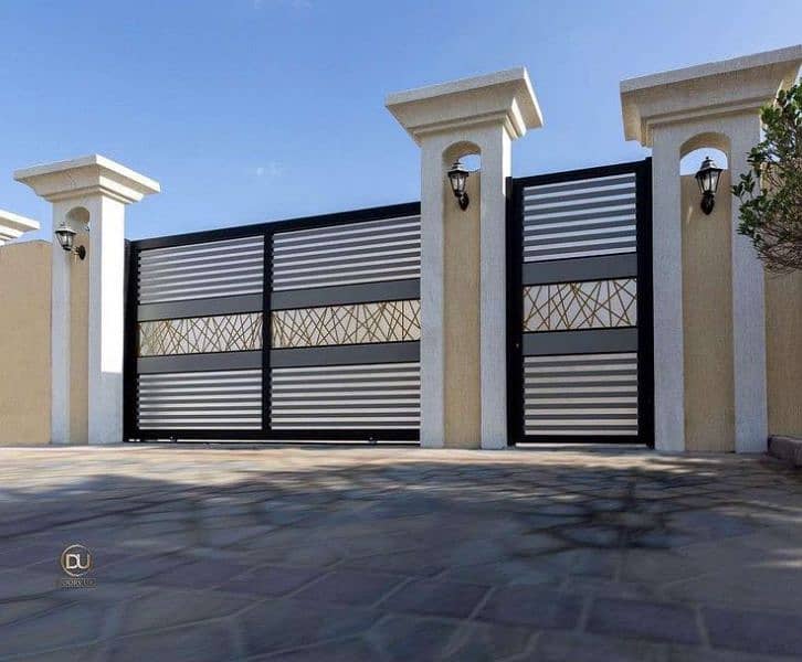 Spanish gates/modern gates/cnc gates and railing/glass railing/ 5