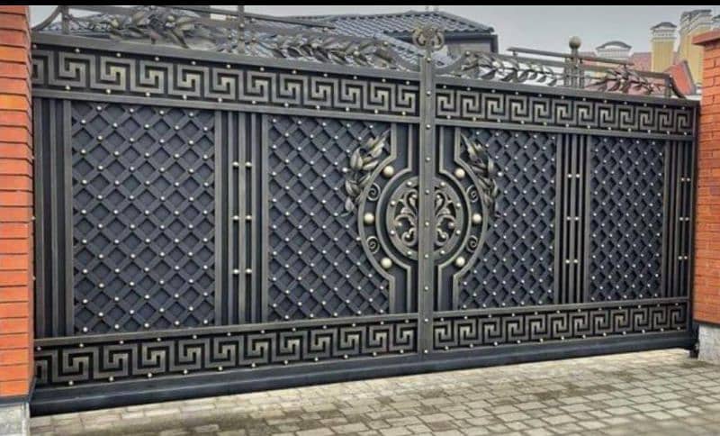 Spanish gates/modern gates/cnc gates and railing/glass railing/ 18