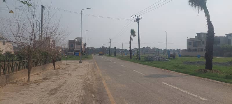 At main Road 1 Kannal Plot for sale in woods Block in Paragon City Lahore 14