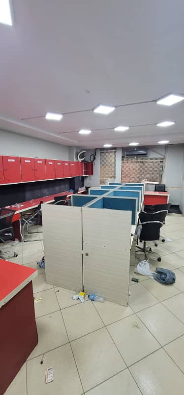 Furnished office for rent 1400sqft in shahar e Faisal. 9