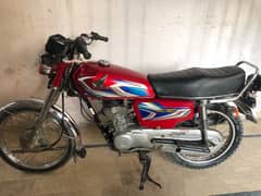 cg 125 karachi number mint condition