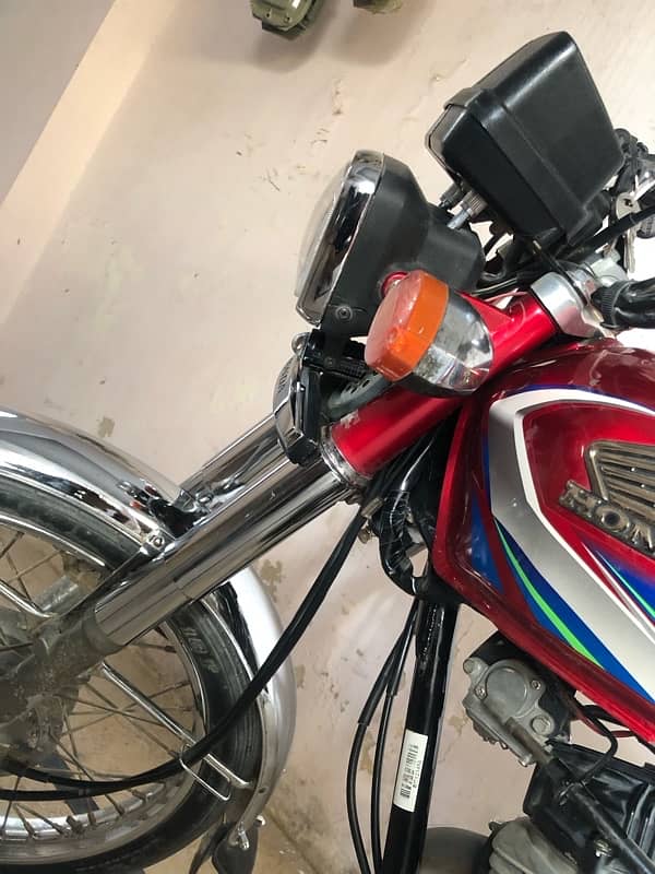 cg 125 karachi number mint condition 1