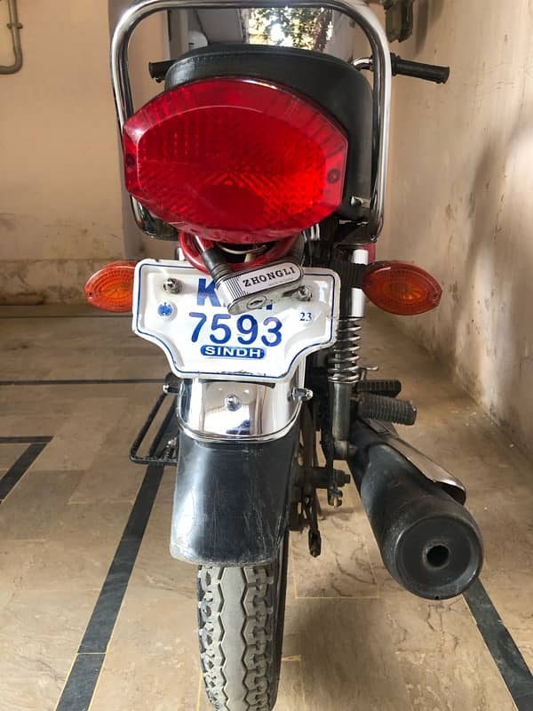 cg 125 karachi number mint condition 3