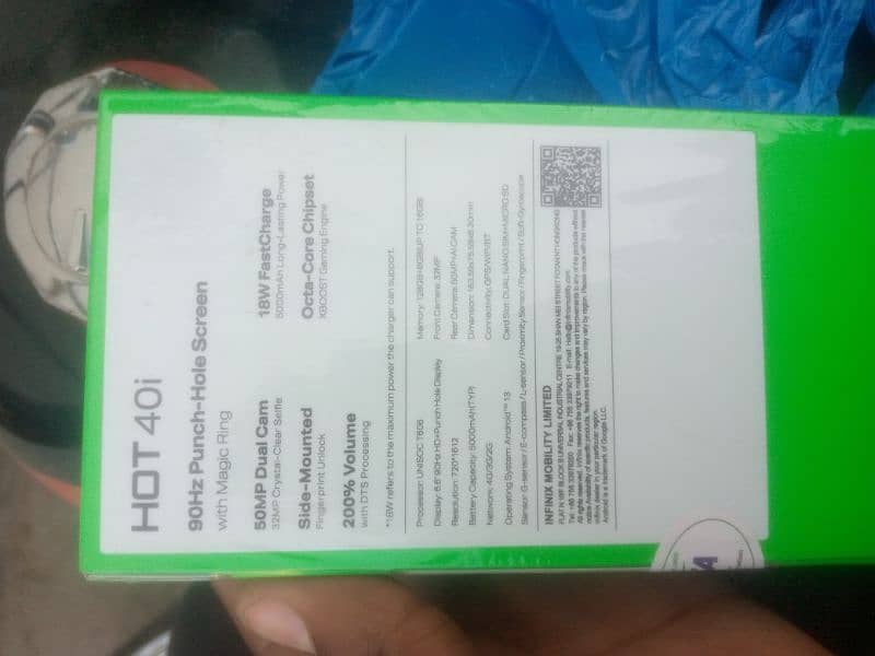 infinix hot 40i for sale 8/128 2