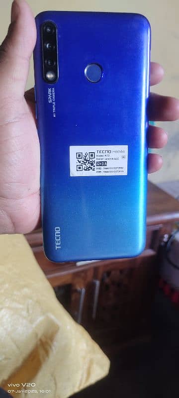 Tecno spark4   3/32 with box only for sale Condition 7/10 9