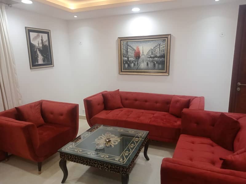 Single Bed Fully Furnished Apartment With Luxury In DHA Lahore 0