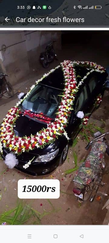 Car decoration/Wedding Events Planner/Flower Decoration/Mehndi decor 14