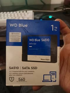 WD Blue SA510 - 1TB SSD (100% Health) - With Box