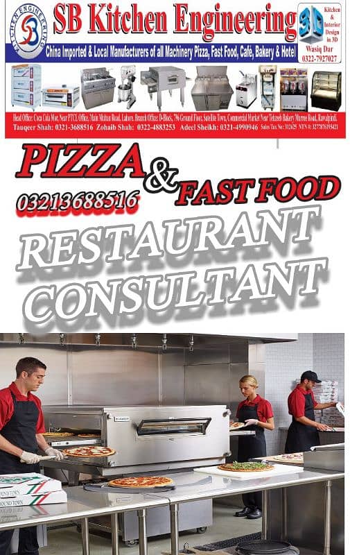 Pizza oven commercial kitchen equipment Consultant sale & purchase 1