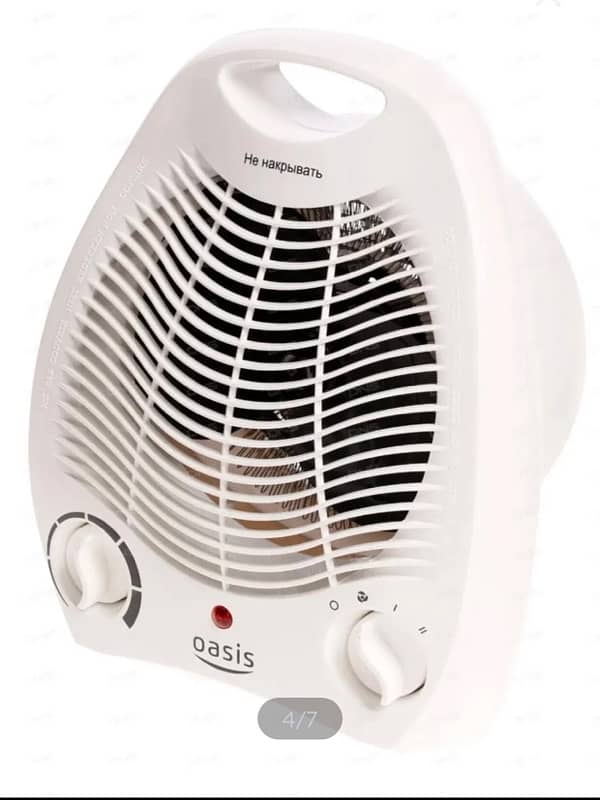 Electric Portable 2 Speed Fan Heater 3