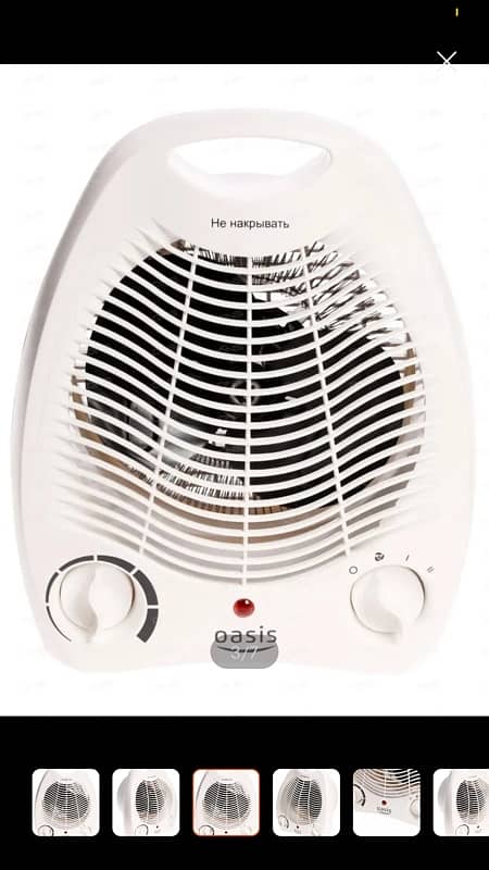 Electric Portable 2 Speed Fan Heater 5