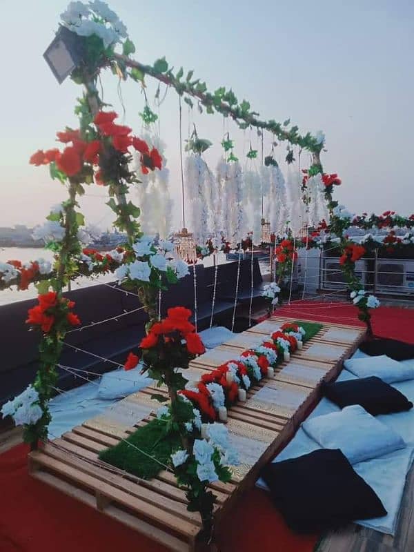 flower fresh artificial shop decoration event services wedding karachi 11