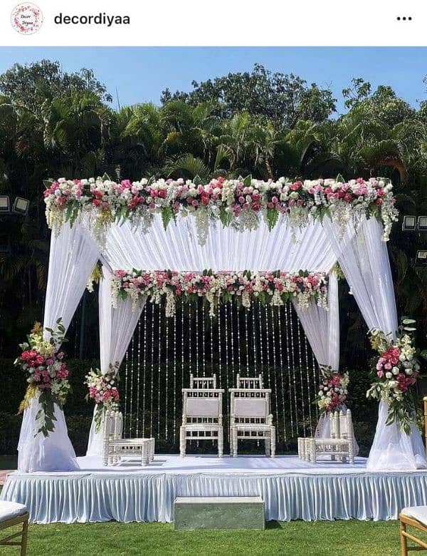 flower fresh artificial shop decoration event services wedding karachi 13